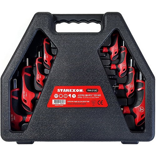  스타렉슨 볼육각 T렌치 세트 TW-210C (8pcs)