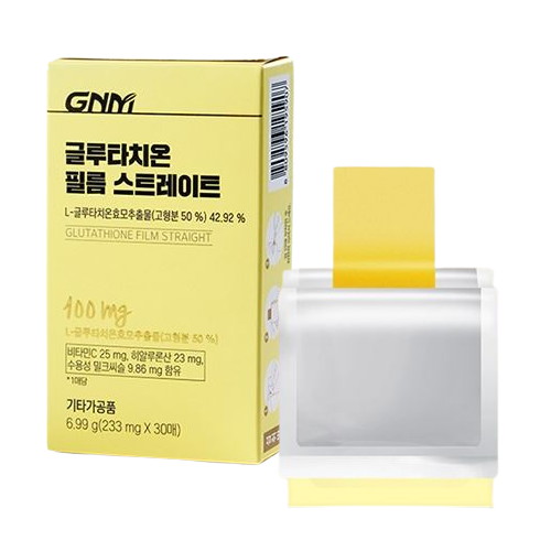 GNM자연의품격 글루타치온 필름 스트레이트 30매 (4개)_이미지