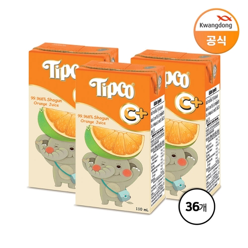 팁코 키즈 쇼군 오렌지 110ml