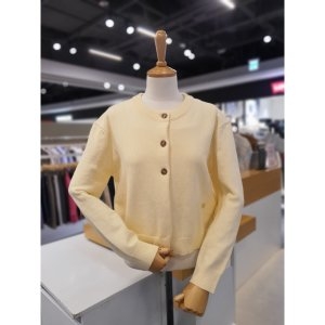 나인 CD-2107 ROUND NECK KNIT TOP CARDIGAN SET S