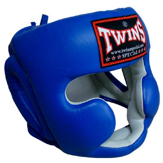 트윈스 가죽 헤드기어 HGS3 (블루)_이미지