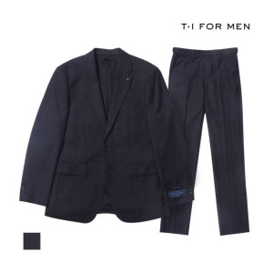 티아이포맨 T.I FORMEN 울 투톤 밀드 조직물 SET-UP_M238MTJ105_이미지