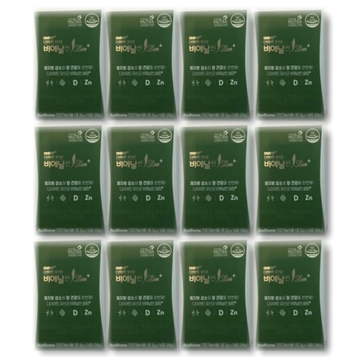 에이스바이옴 비에날씬 다이어트 유산균 BNR17 비에날씬 슬림+ 2g 14포 (12개)_이미지