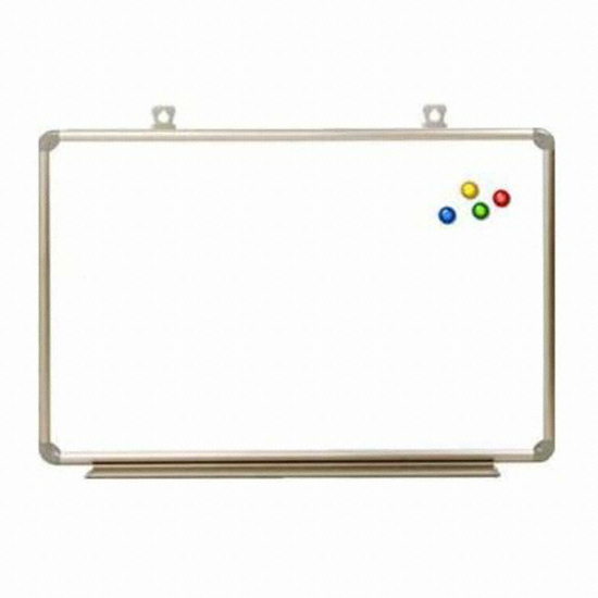 토탈하얀칠판 알루미늄 자석형 화이트보드 (180x90cm)