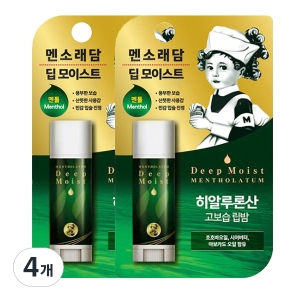 딥 모이스트 립밤 멘솔 멘톨 4.5g 4개