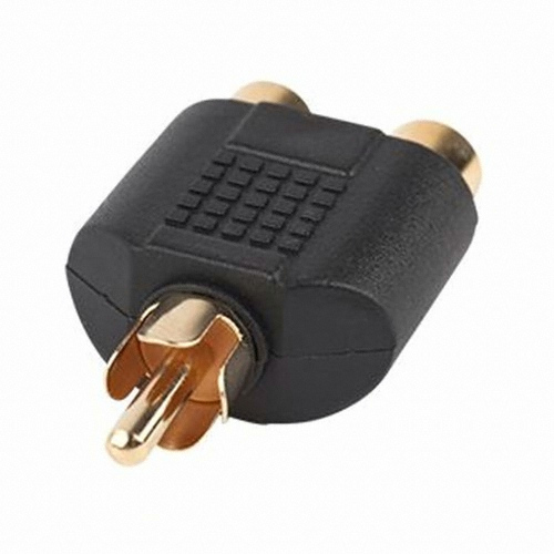 라인업시스템 LANSTAR 1RCA-2RCA M/F AV 젠더 (LS-AVG-1RM-2RF)_이미지