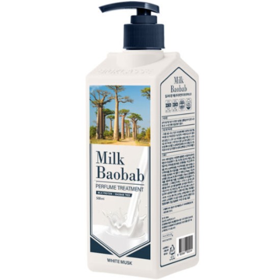 밀크바오밥 퍼퓸 트리트먼트 화이트머스크 500ml*2입