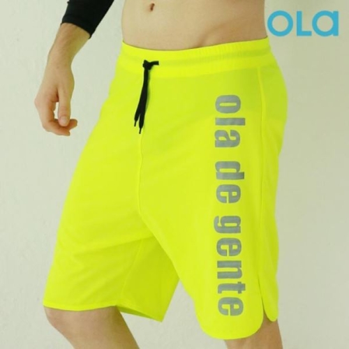 올라 남성 네온라임 보드숏 (OP006)