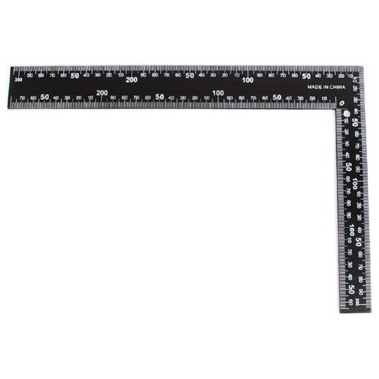 직각자 흑색도장 200x300mm