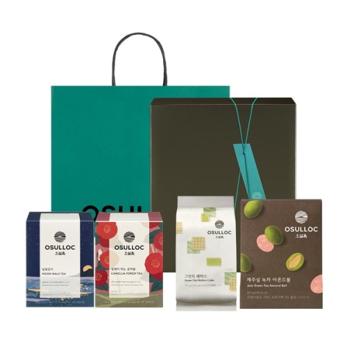 아모레퍼시픽 오설록 티푸드 세트 (지함+종이참) [1개]