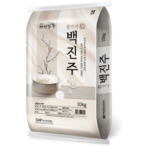 명성미곡처리장 2025 햅쌀 백진주 경기미 상등급 10kg (1개)_이미지