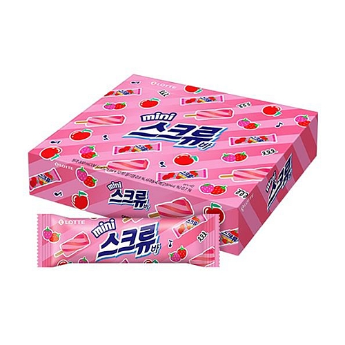 롯데제과 미니 스크류바 25ml 12개입
