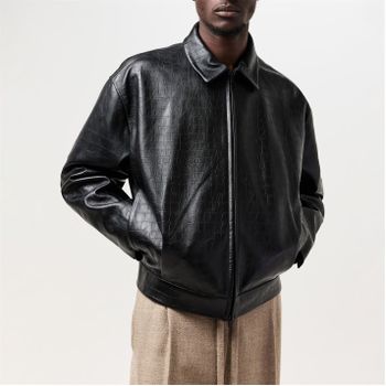 가죽 롱 슬리브 자켓 125612084