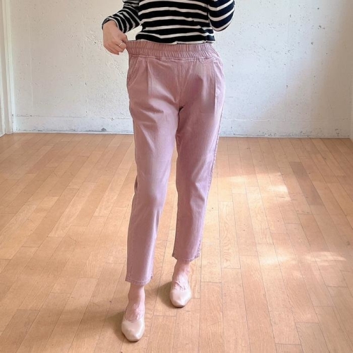 아이우먼 여성 이지카치오 밴딩 배기 팬츠 LOP990M410