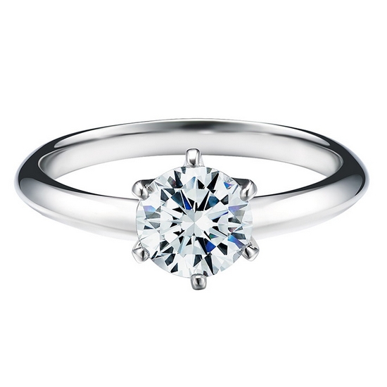 한국금다이아몬드 1캐럿 랩 다이아몬드 반지 6프롱 IGI D VS1 14K