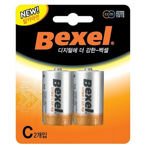 벡셀 알카라인 C형 (2개)_이미지