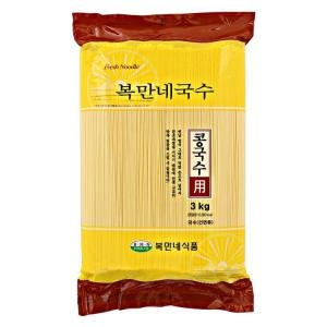 복만네식품 복만네국수 콩국수면 3kg (1개)_이미지