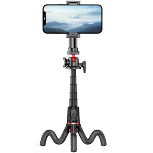 QB350 플렉서블 블루투스 고릴라 셀카봉삼각대