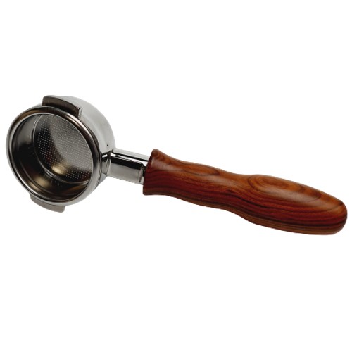 빈플랜트 58mm 바텀리스 포타필터 + 2샷바스켓 (로즈월넛)_이미지