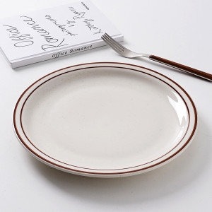 턱스톤 바하마스 원형 접시 5호 카페 스테이크 파스타 디저트 브런치 그릇 플레이트_이미지