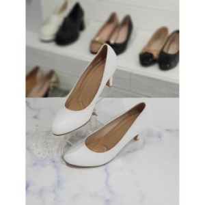 한슈 세이브존06 둥근코 쿠셔닝 미들힐 펌프스 7cm HS01750ct_이미지