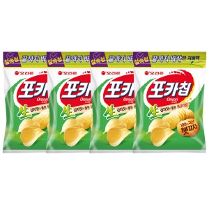오리온 포카칩 어니언 지퍼백 266g (4개)_이미지