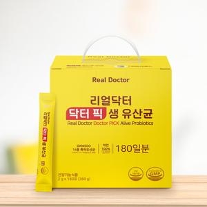 뉴팜 리얼닥터 닥터픽 생유산균 180포 (2개)
