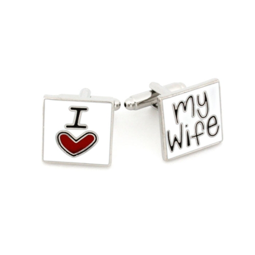 레디핏 레디핏  아이러브 마이와이프 커프스 버튼_RCF038_이미지
