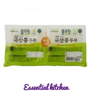 풀무원 국산콩두부 부침용 300g + 찌개용 300g