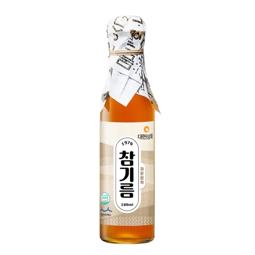대현상회 저온압착 참기름 180ml