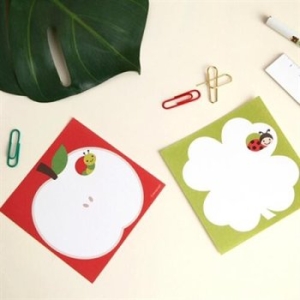 디자인아지트 기성 모조 메모지 Size80X80mm-디자인아지트