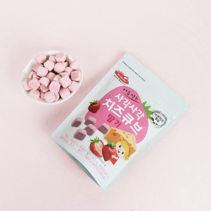 베베스트 사각사각 치즈큐브 딸기 16g (1개)