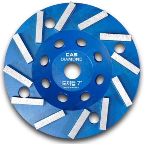 카스 7인치 다이아몬드날 도끼컵 폴리싱 DPC-W-7 (1개)