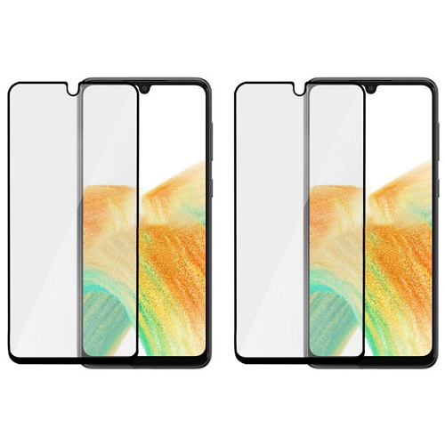 IUVO 갤럭시A33 REXX 케이스 호환형 풀커버 강화유리 보호필름 (액정 2매)_이미지