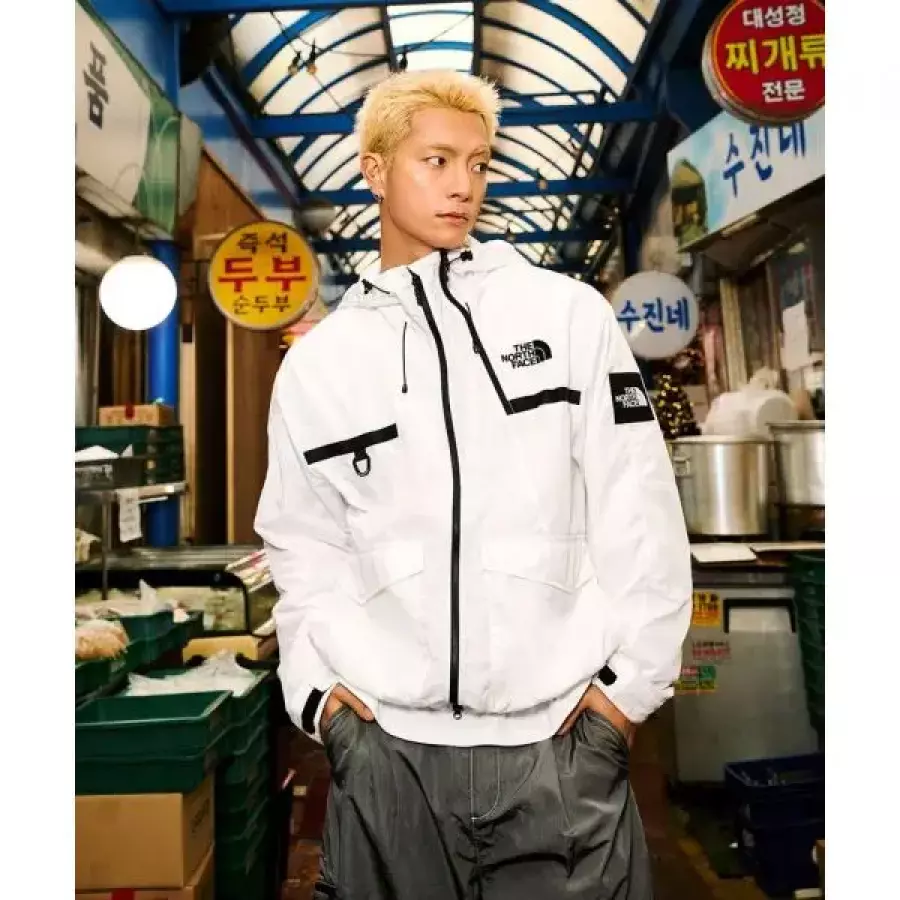 노스페이스 국내 THE NORTH FACE NJ3LS01L 화이트라벨 쉘던 자켓 WHITE 129402_이미지