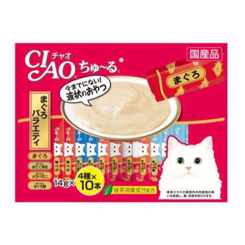 이나바 캣 챠오츄르 참치 버라이어티 SC-131 560g (14g x 40p) (3개)_이미지