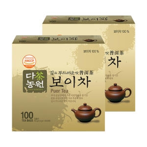 다농원 보이차 100티백 (2개)