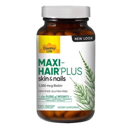 컨트리라이프 맥시 헤어 플러스 스킨 네일 비오틴 120베지캡슐 (해외) (3개)_이미지