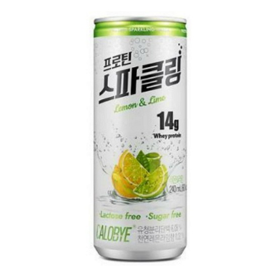 칼로바이 프로틴 스파클링 레몬라임 240ml (12개)_이미지