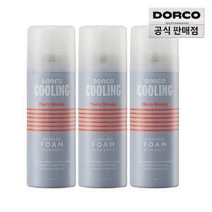 도루코 쿨링 쉐이빙폼 우디 74ml (3개)_이미지
