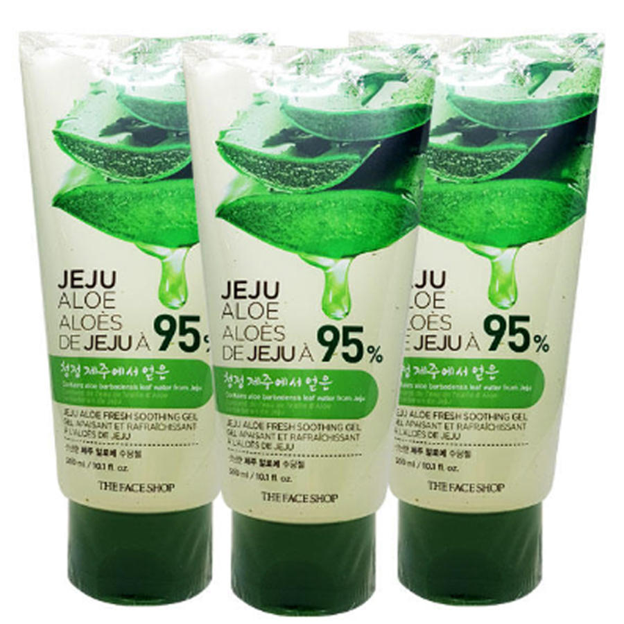 더페이스샵 신선한 제주 알로에 수딩젤 튜브형 300ml (3개)_이미지