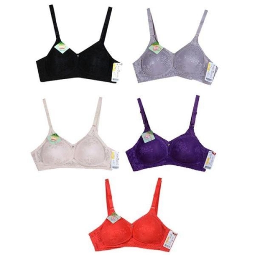 탈렌트 노와이어 브라A컵 브라 X업 플라워쟈가 WFKZ7IM_이미지