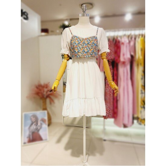 포커스 뷔스티리본세트 원피스 FM2E7ST0512_이미지