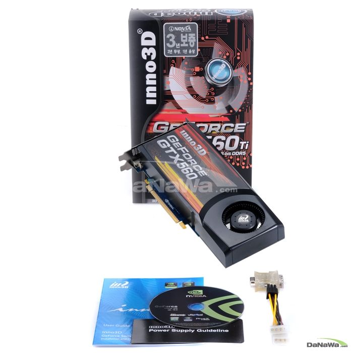 INNO3D 지포스 GTX560 Ti D5 1GB 블로어팬_이미지