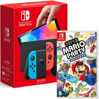 Nintendo 닌텐도 스위치 OLED 4인용 게임 패키지