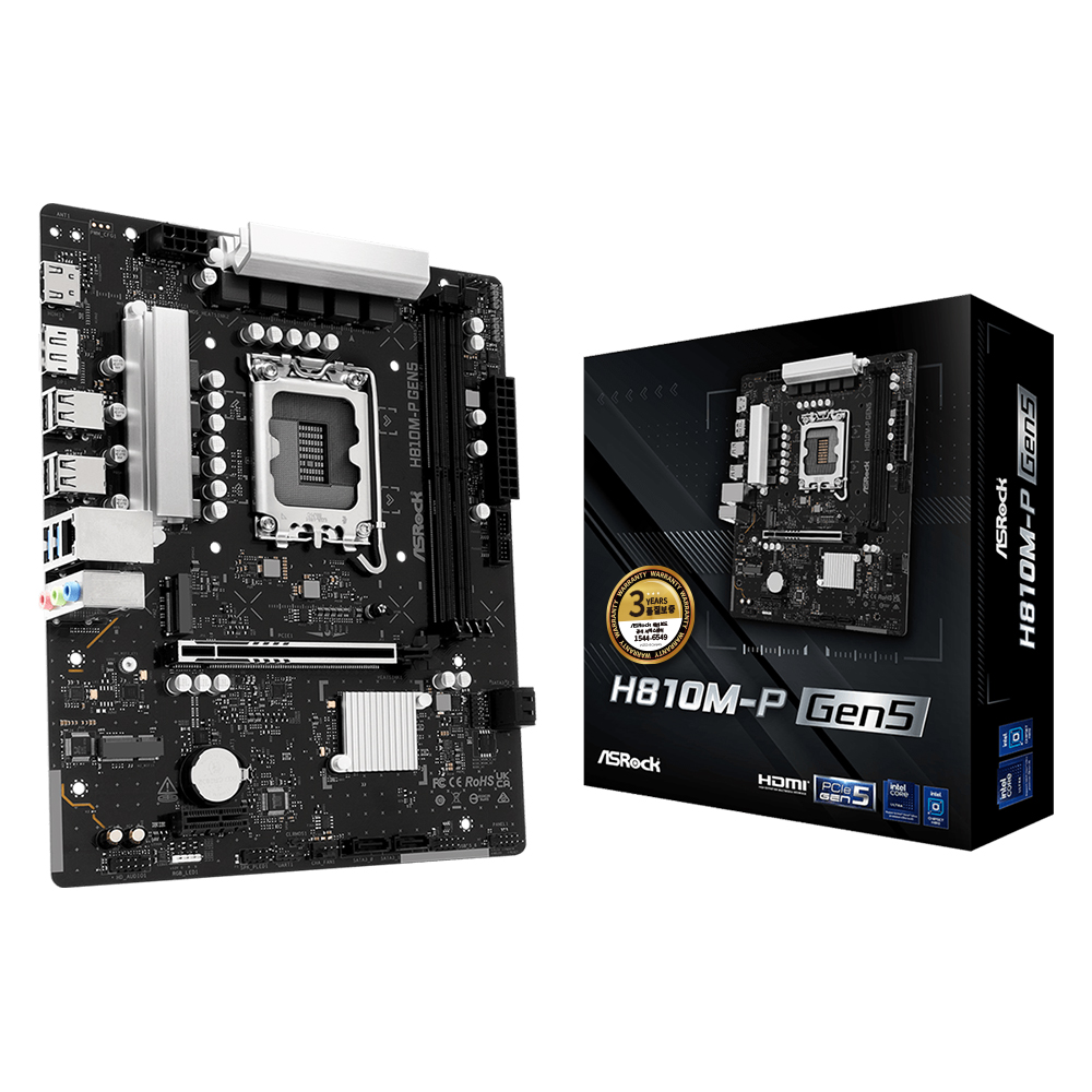 ASRock H810M-P Gen5 인텍앤컴퍼니이미지입니다. 누르면 해당 게시물로 새창이동합니다.