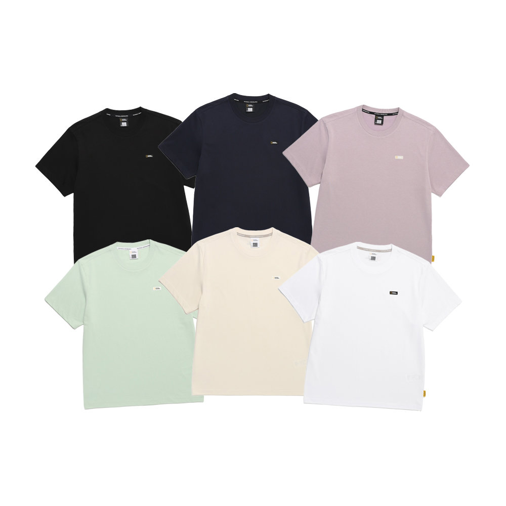 내셔널지오그래픽 네오디 스몰 로고 반팔 티셔츠 N245UTS010