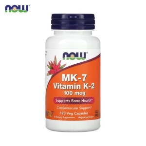나우푸드 MK7 <b>비타민</b> <b>K2</b> 100mcg 120캡슐