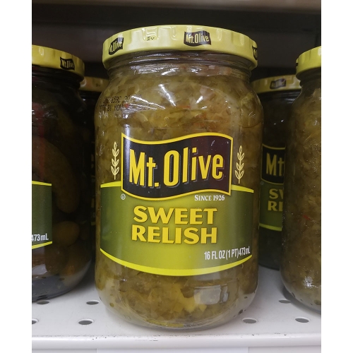 OLIVE PETRUZZELLI s.r.l 마운트 올리브 스위트 렐리시 Mt. Olive Sweet Relish 2팩
