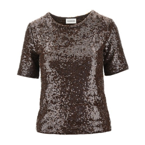 패로슈 시퀸 라운드넥 슬림 블라우스 D311705 GONG26 008_이미지